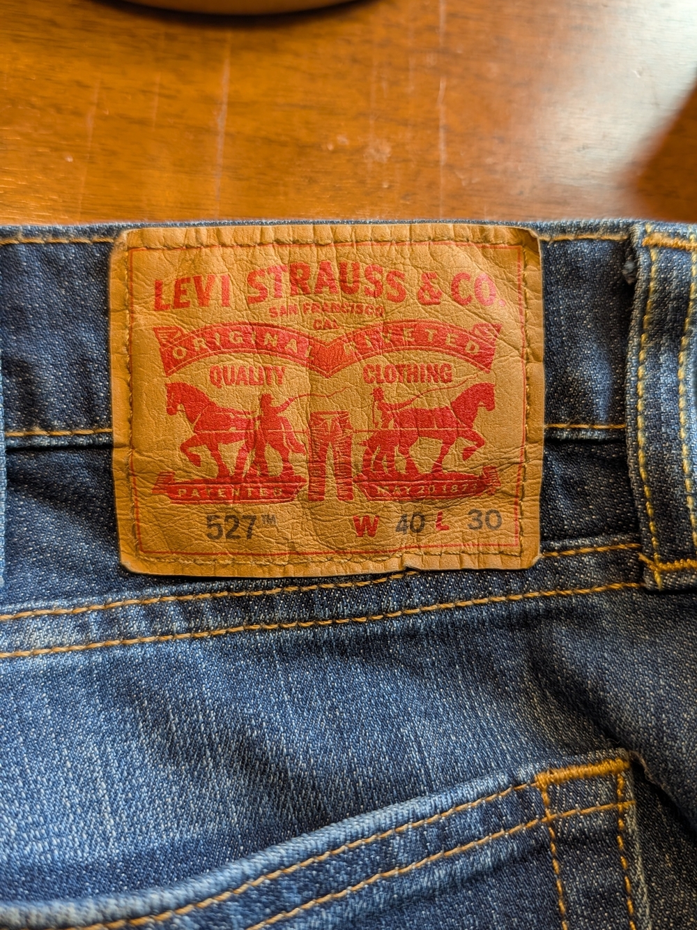 Levi's Men's 527 Slim Bootcut Jeans - Blue 40x30